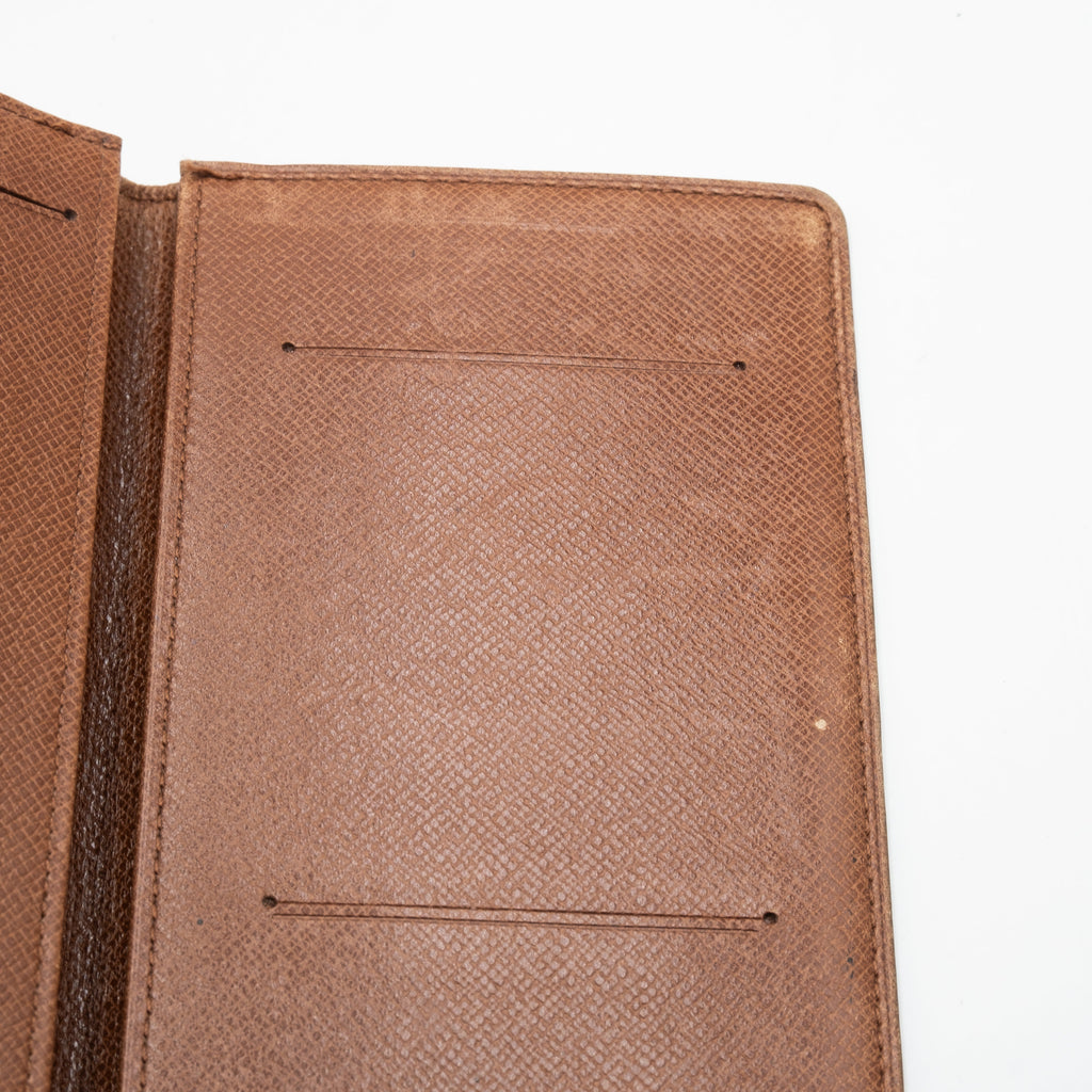 Louis Vuitton Portefeuille Chéquier Monogram Marron