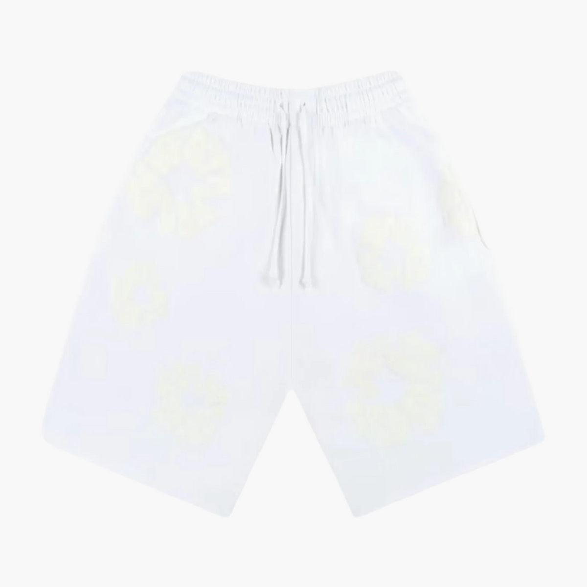Denim Tears Short The Cotton Wreath Blanc