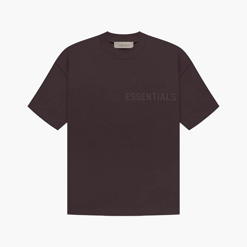 Essentials T-Shirt Plum Marron