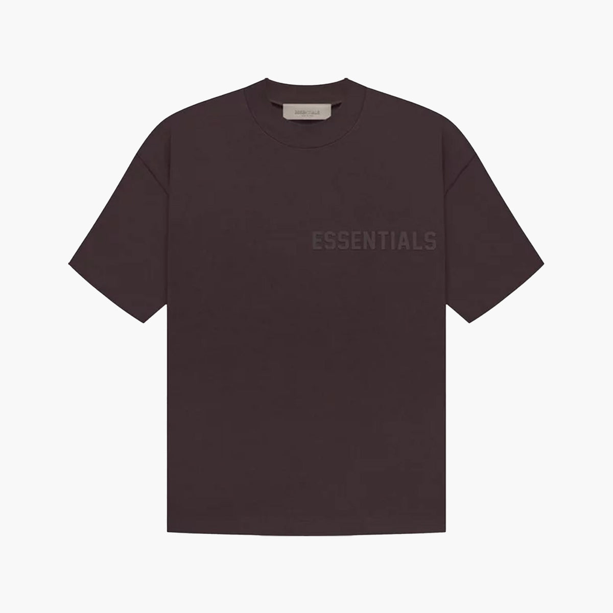 Essentials T-Shirt Plum Marron