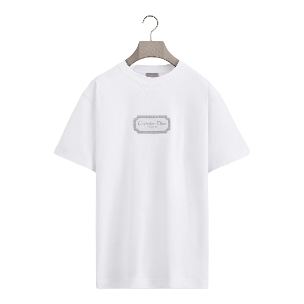 Dior Couture Cotton T-shirt Blanc
