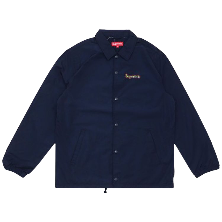 Supreme Veste - Gonz Logo Coaches - Navy Blue