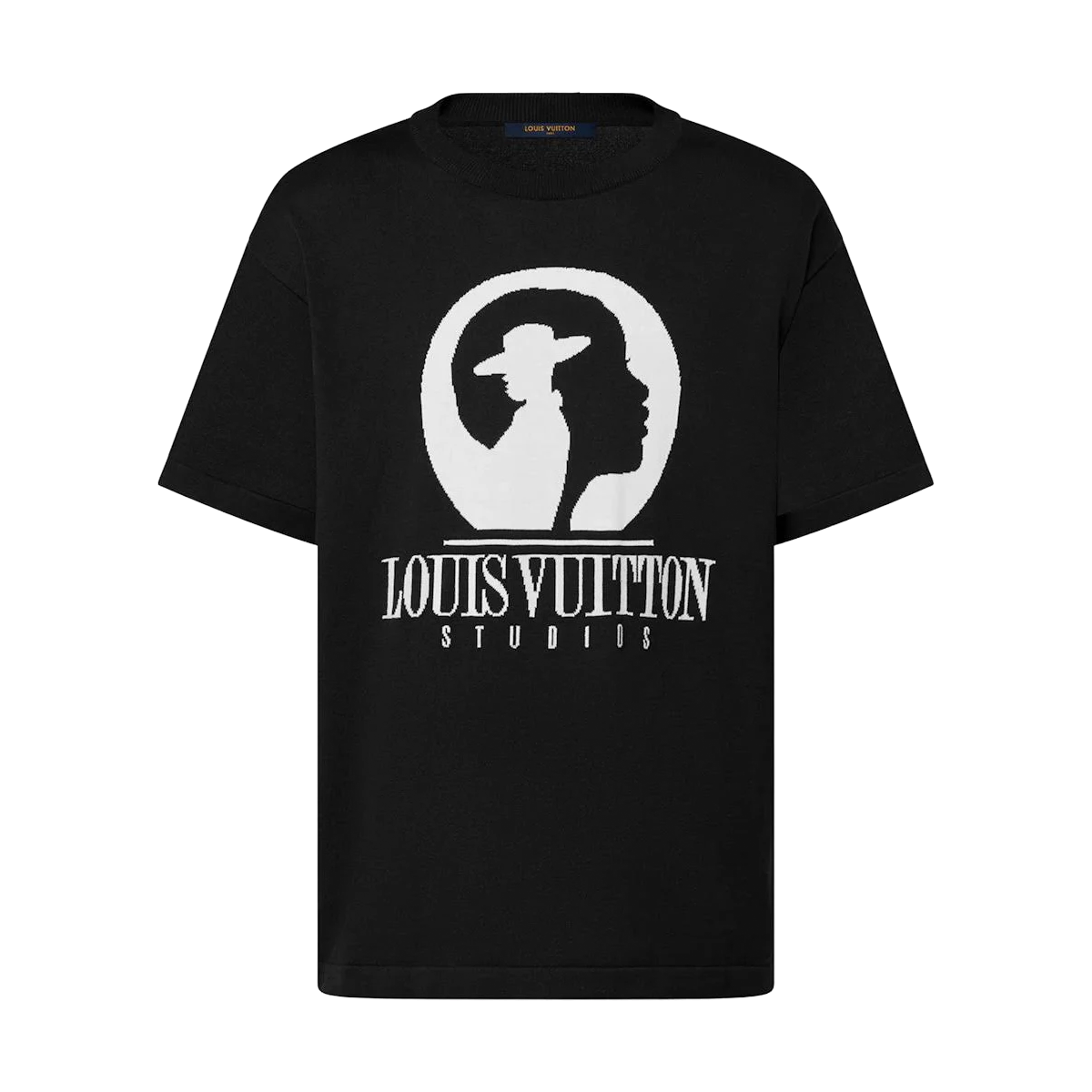 Louis Vuitton T-shirt Col rond Intarsia Dark Grey