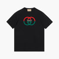 Gucci T-Shirt Jersey Logo Imprime Noir