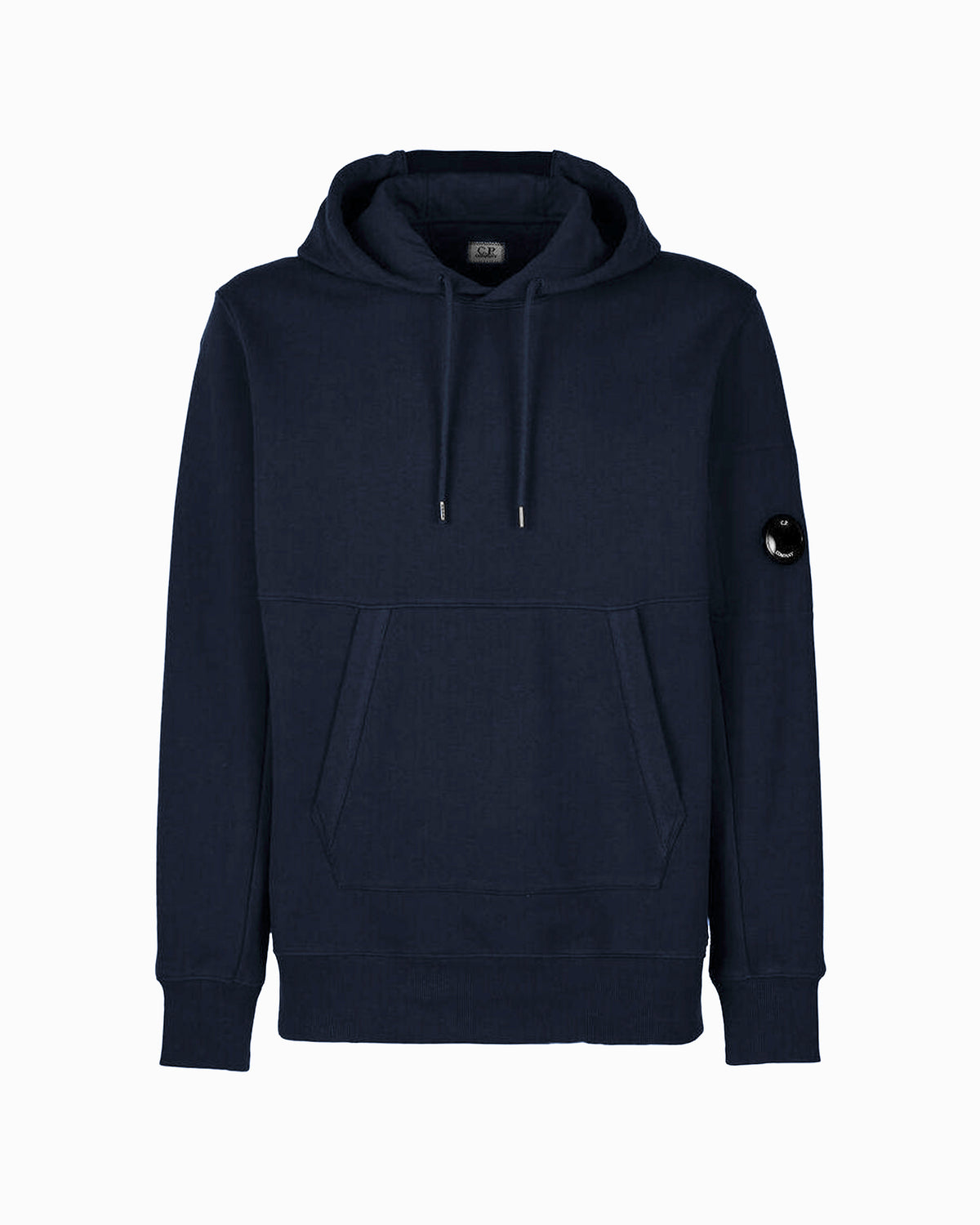CP Company Hoodie - Diagonal Raised Fleece - Navy