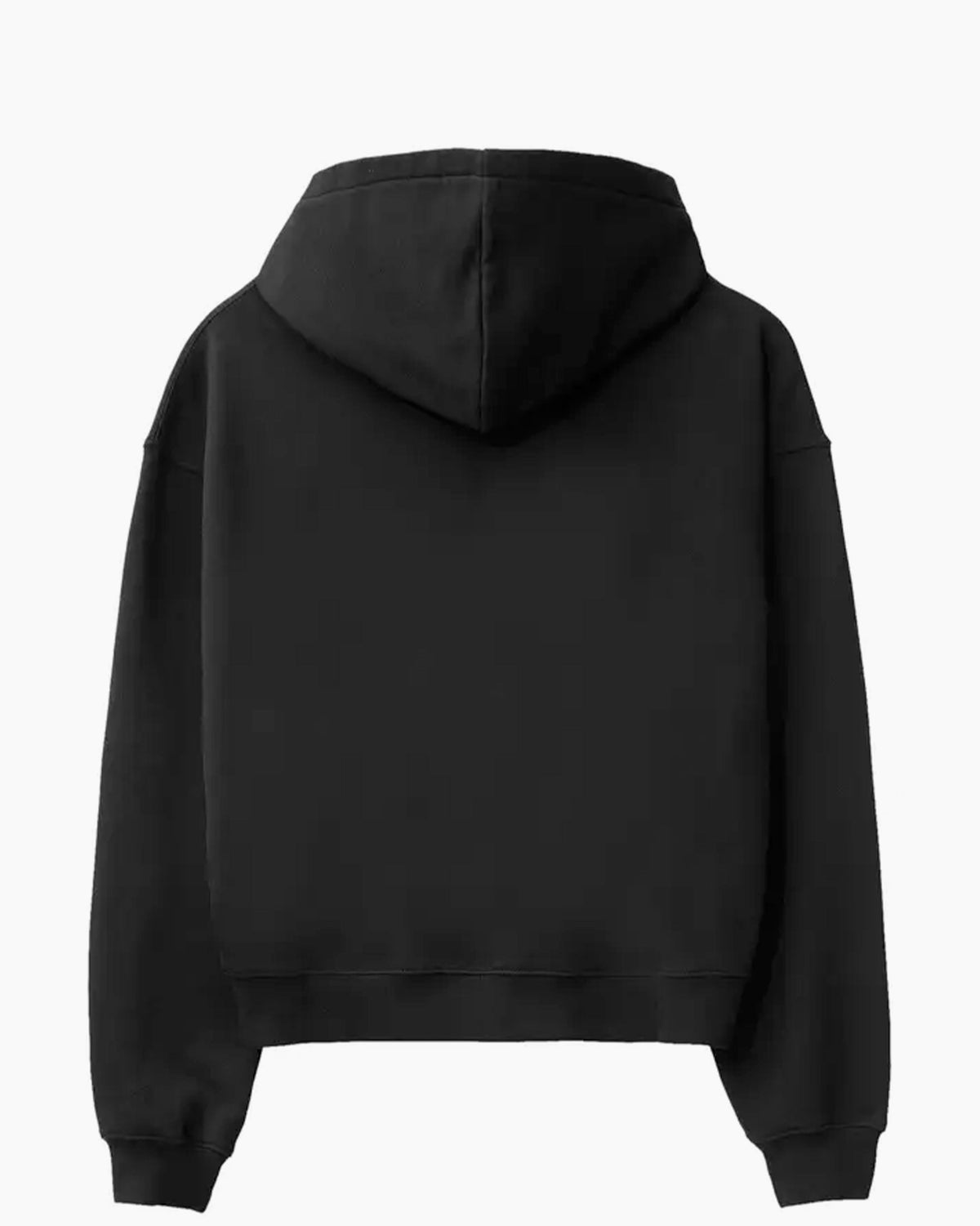 Hoodie - Gros Grain Zippé - Black