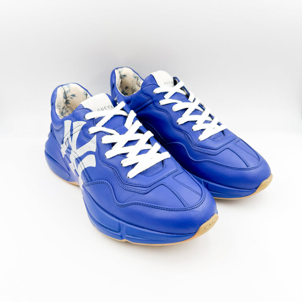 Gucci Gucci Rython Sneakers New Yankees Blue