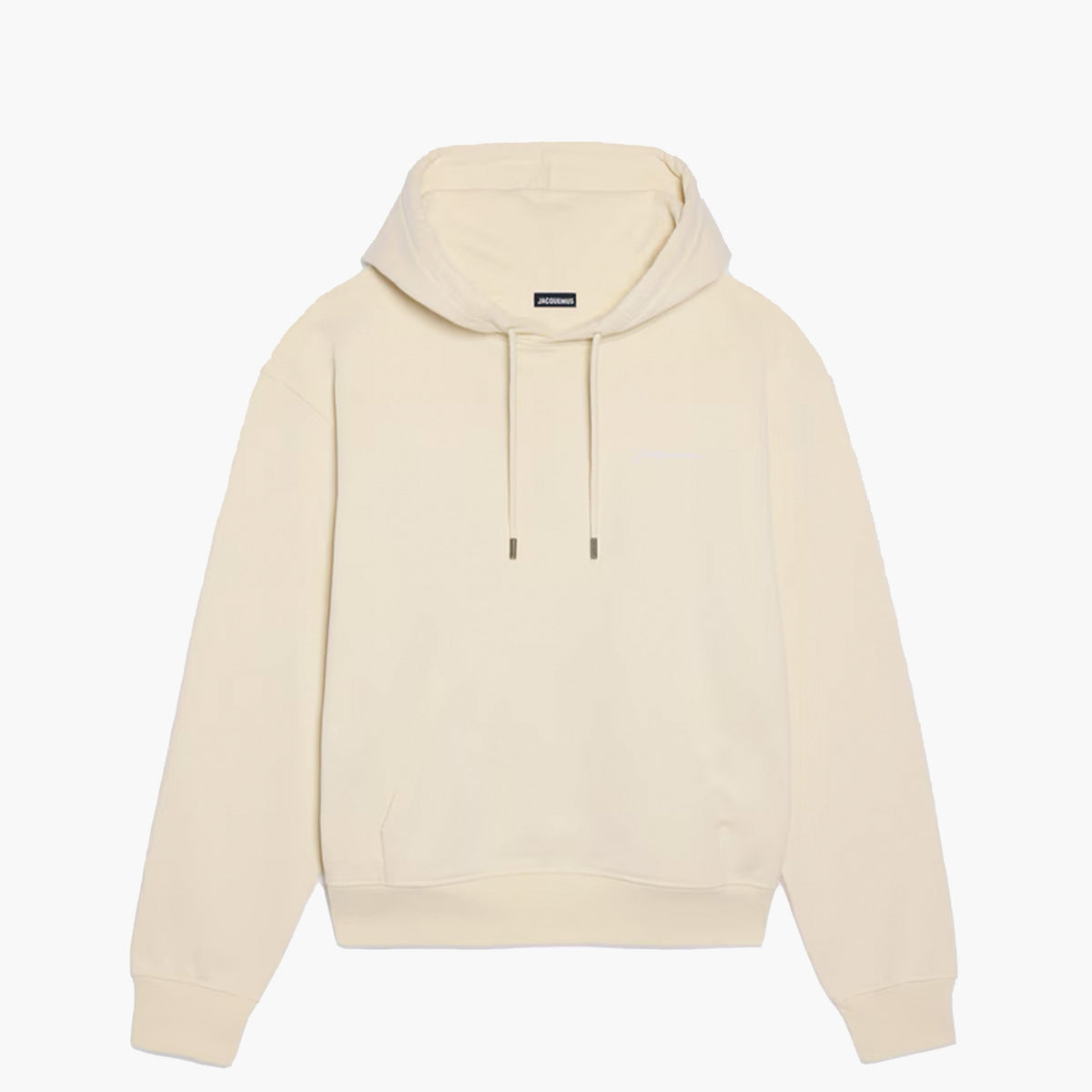 Jacquemus Hoodie Le Sweatshirt Brodé Beige