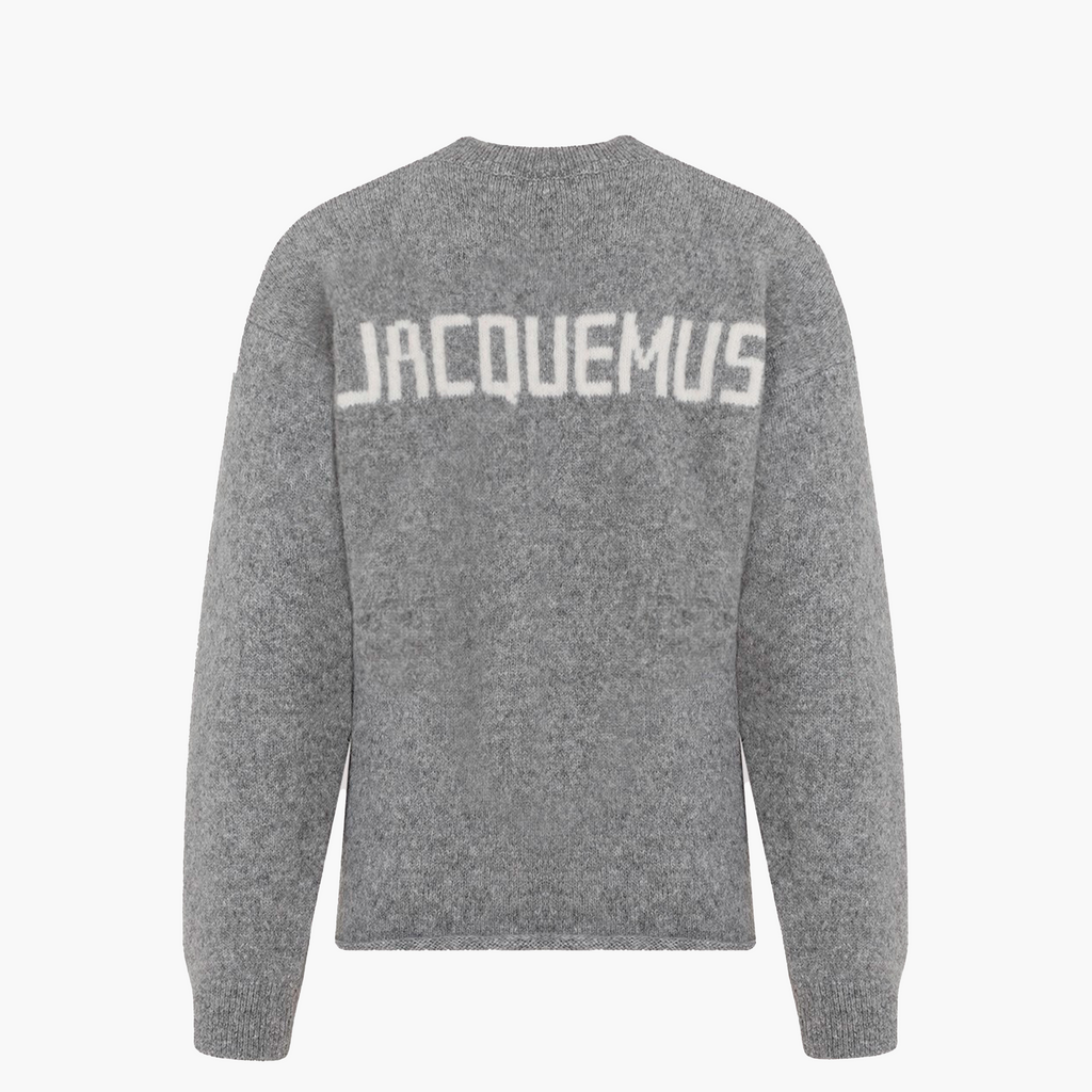 Jacquemus Pull En Maille Gris