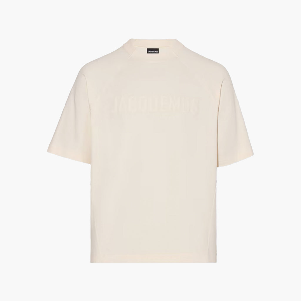 Jacquemus T-shirt Typo Beige
