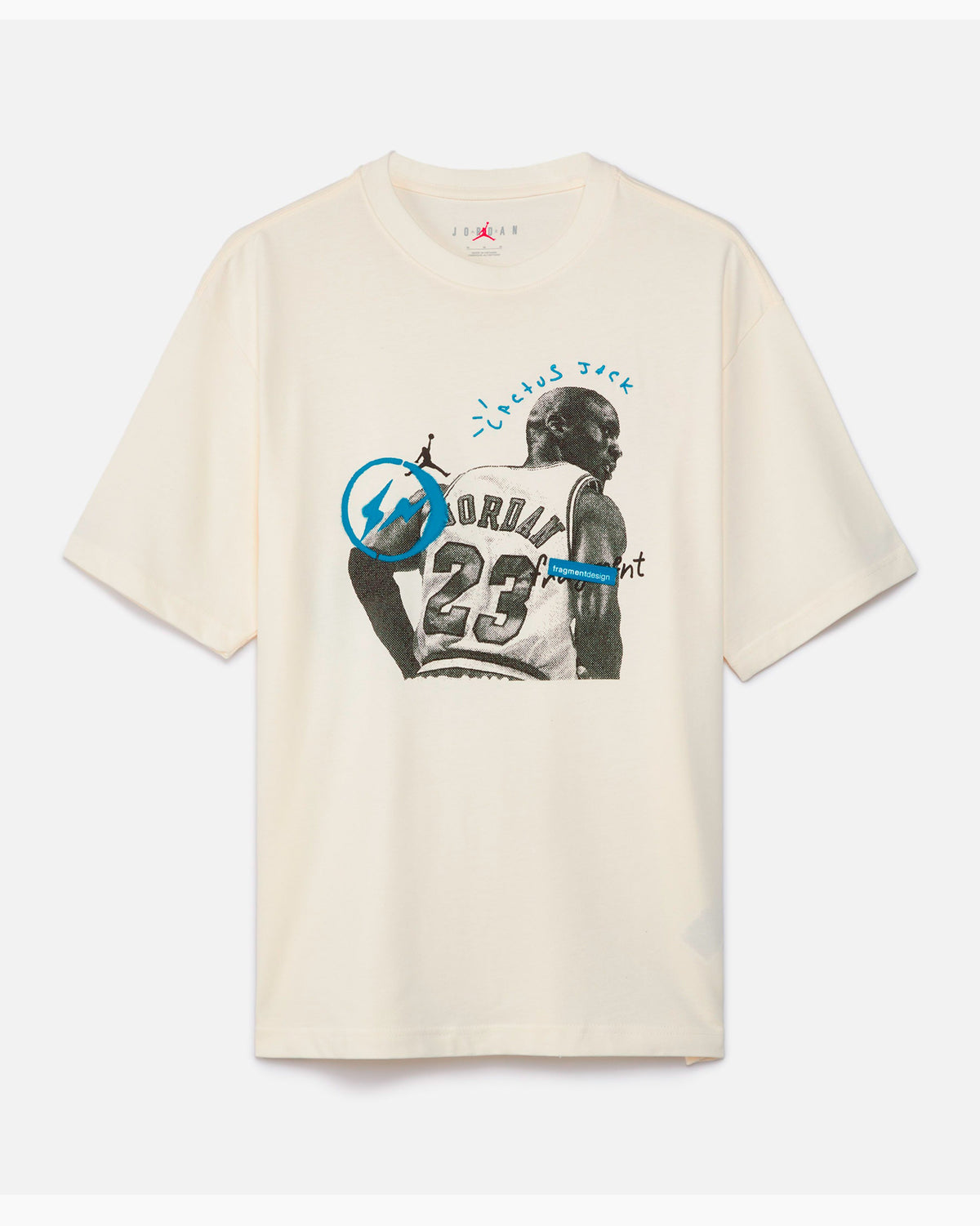 Jordan  T-Shirt - Travis Scott x Fragment - Blanc
