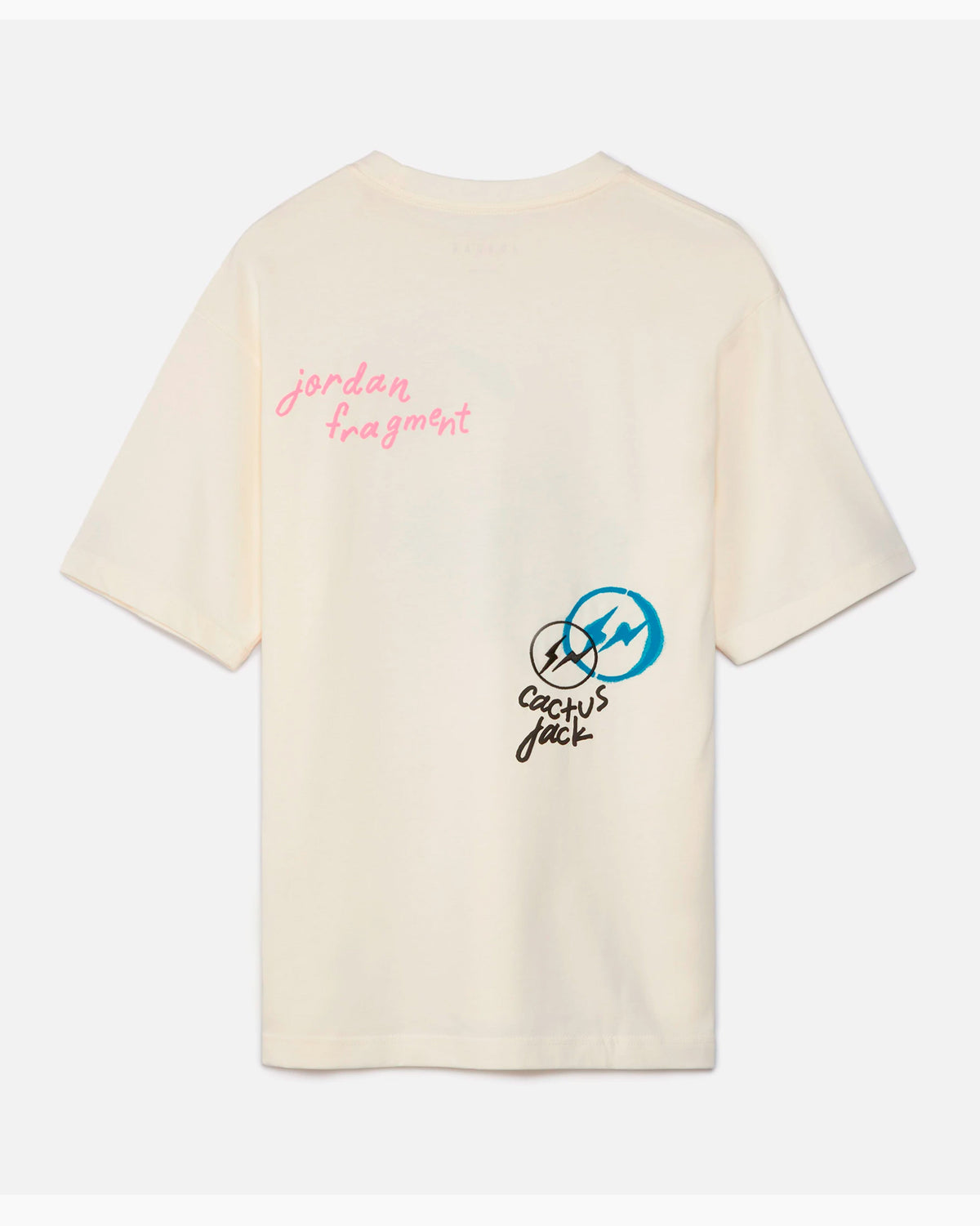 Jordan  T-Shirt - Travis Scott x Fragment - Blanc