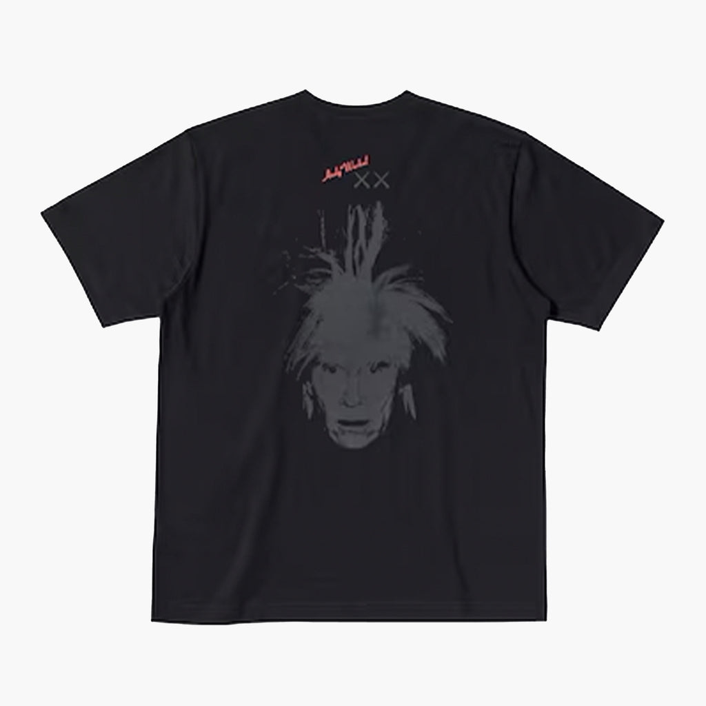 KAWS x Uniqlo x Warhol T-shirt Graphic Portrait Noir