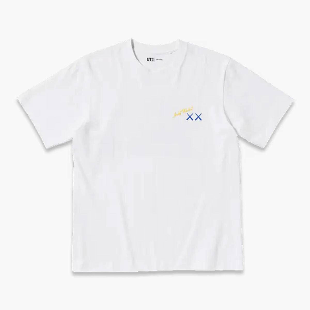 Kaws x Uniqlo x Warhol T-shirt Graphic Banana Bleu Blanc
