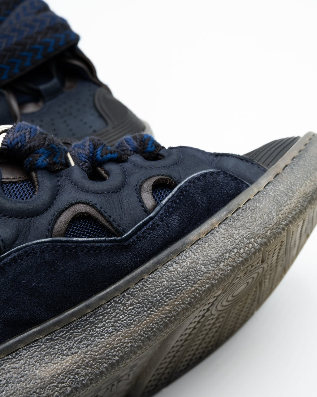 Lanvin Curb Sneaker - Bleu Marine
