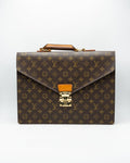 Louis Vuitton Porte Documents Senateur - Monogramme - Marron