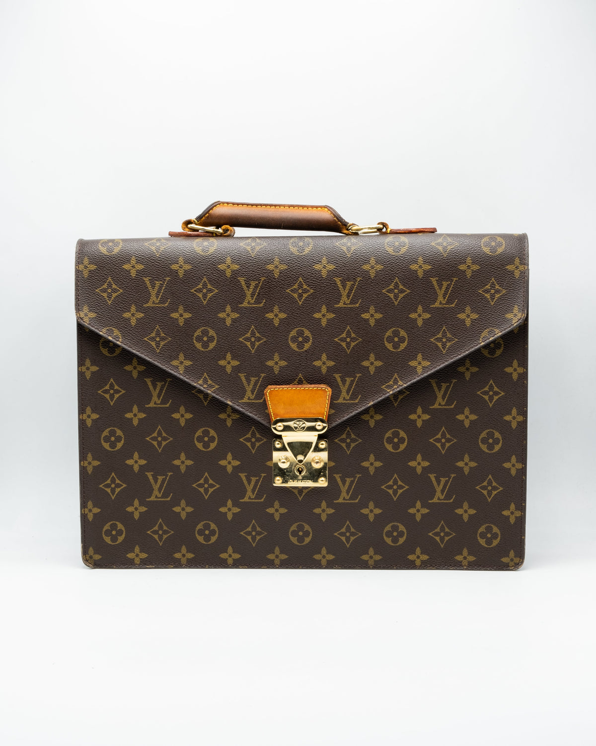 Louis Vuitton Porte Documents Senateur - Monogramme - Marron