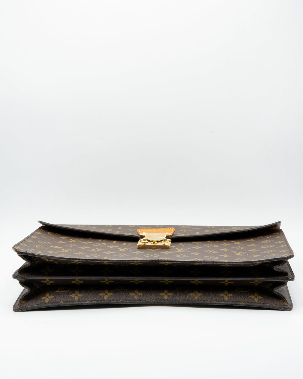 Louis Vuitton Porte Documents Senateur - Monogramme - Marron