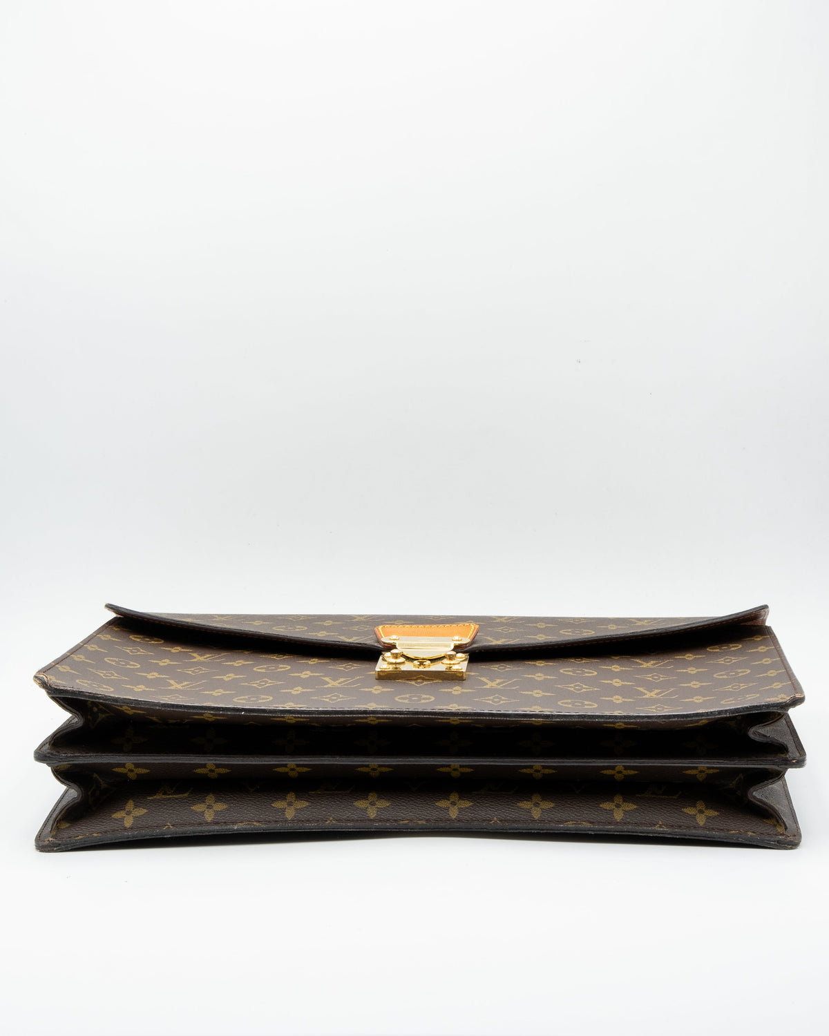 Louis Vuitton Porte Documents Senateur - Monogramme - Marron