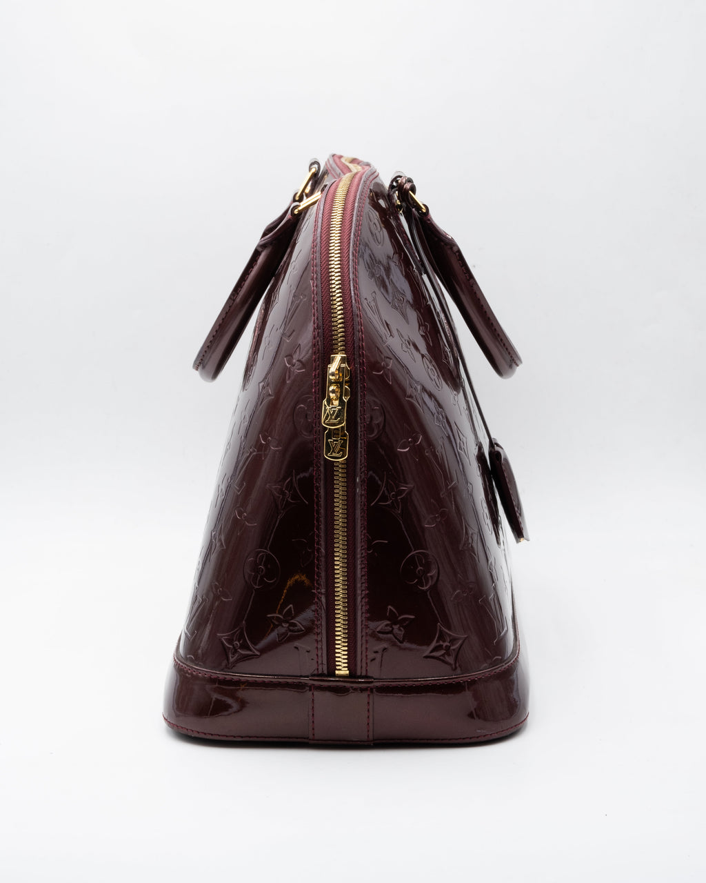 Louis Vuitton Sac à main Alma MM Vernis Aubergine