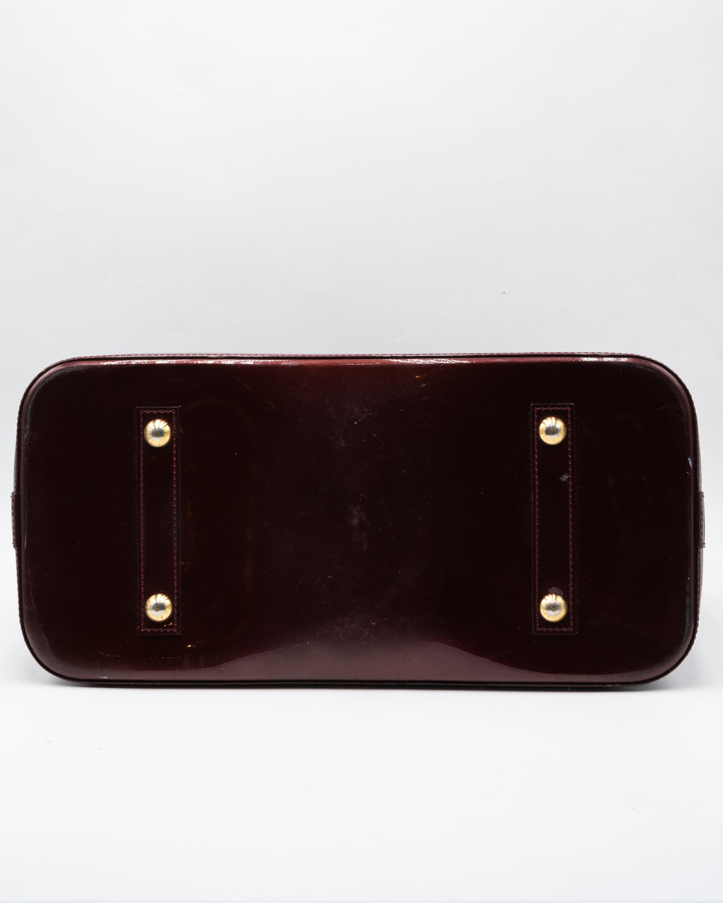 Louis Vuitton Sac à main Alma MM Vernis Aubergine