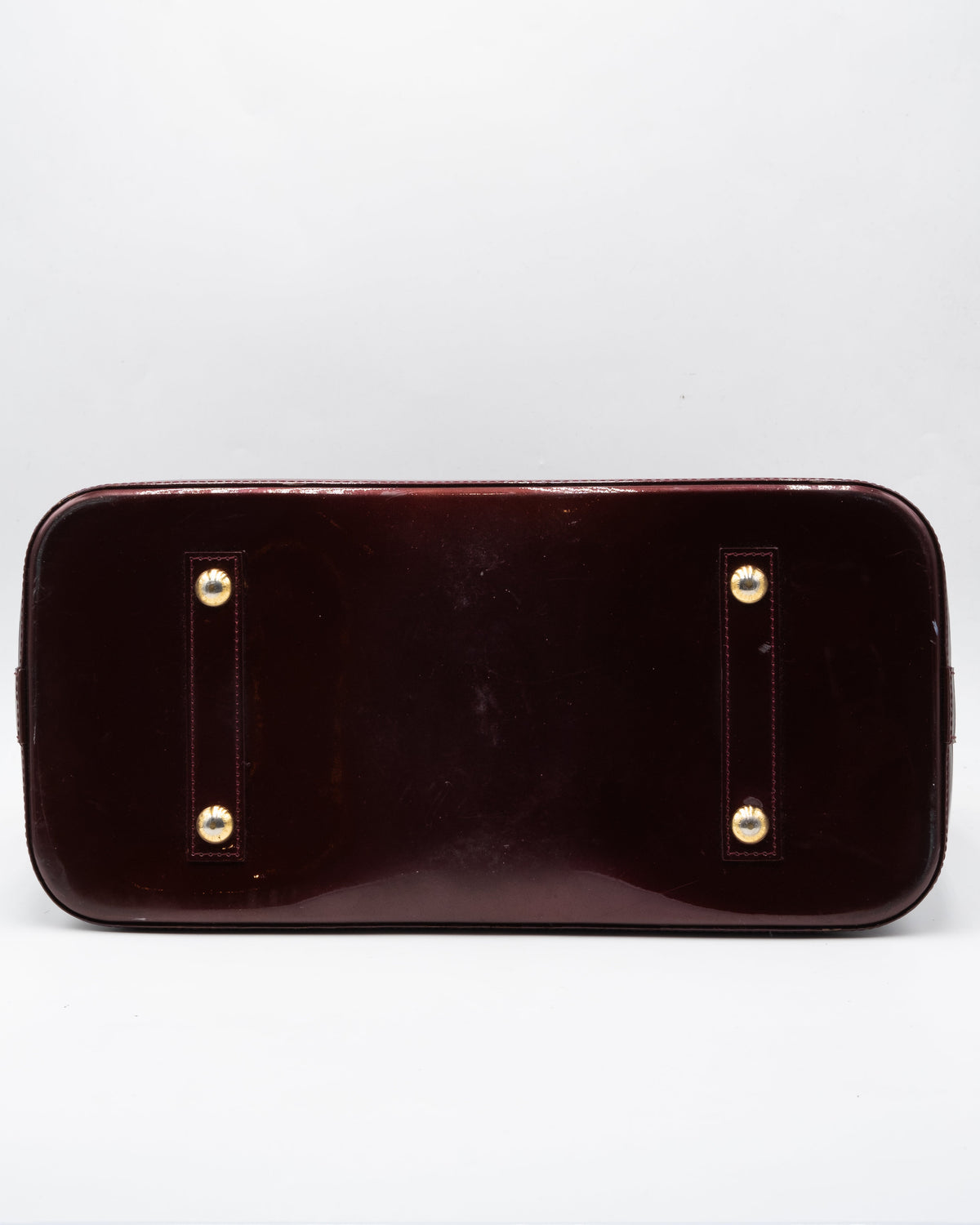 Louis Vuitton Sac à main Alma MM Vernis Aubergine