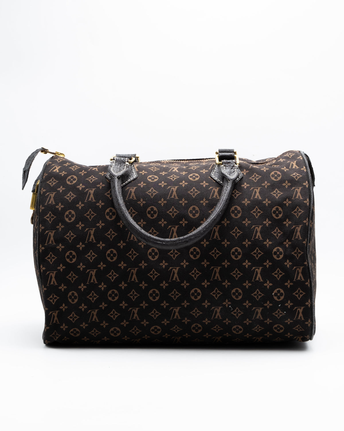 Louis Vuitton Sac à main - Monogram Idylle Fusain Speedy 30 Bandouliere - Black