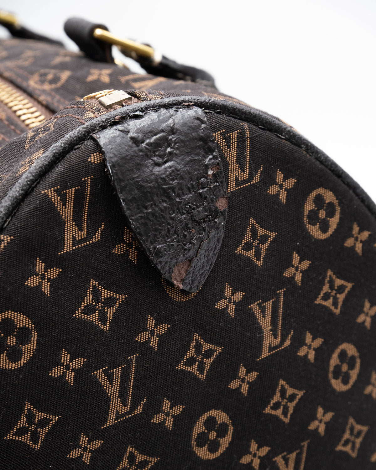 Louis Vuitton Sac à main - Monogram Idylle Fusain Speedy 30 Bandouliere - Black