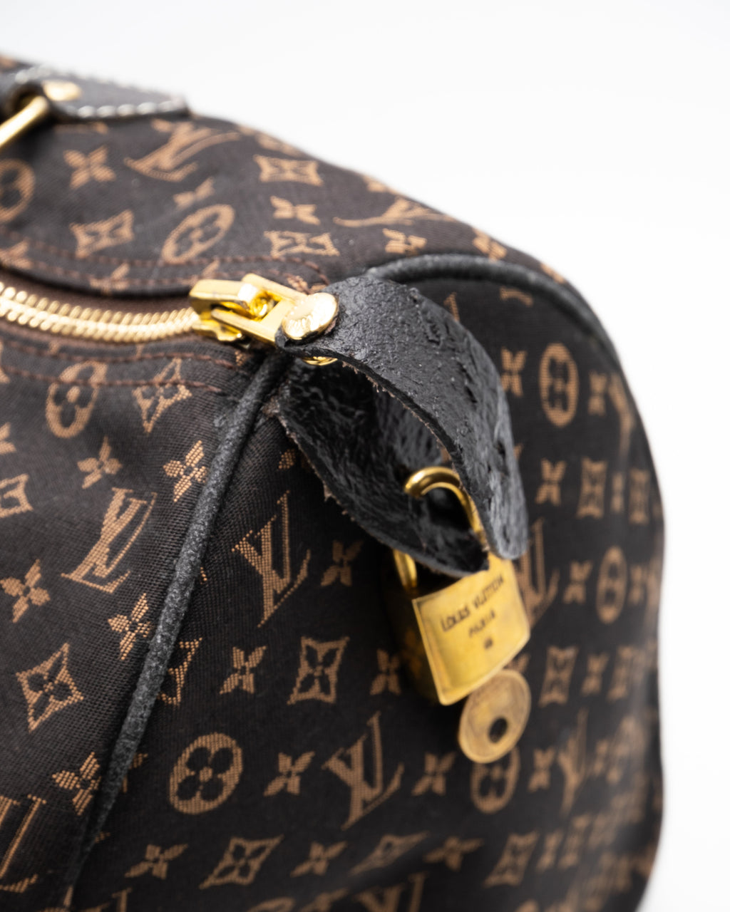 Louis Vuitton Sac à main - Monogram Idylle Fusain Speedy 30 Bandouliere - Black