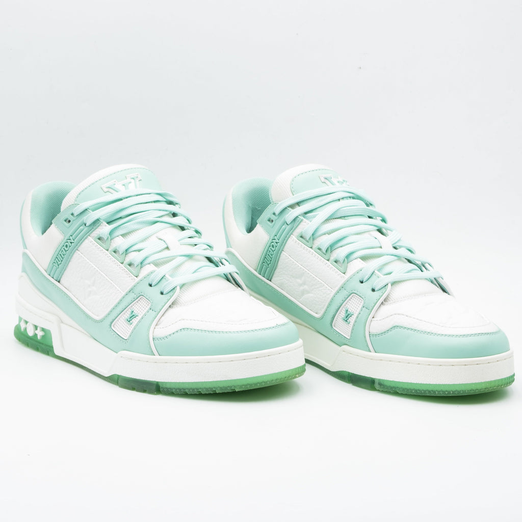 Louis Vuitton Trainer Green White
