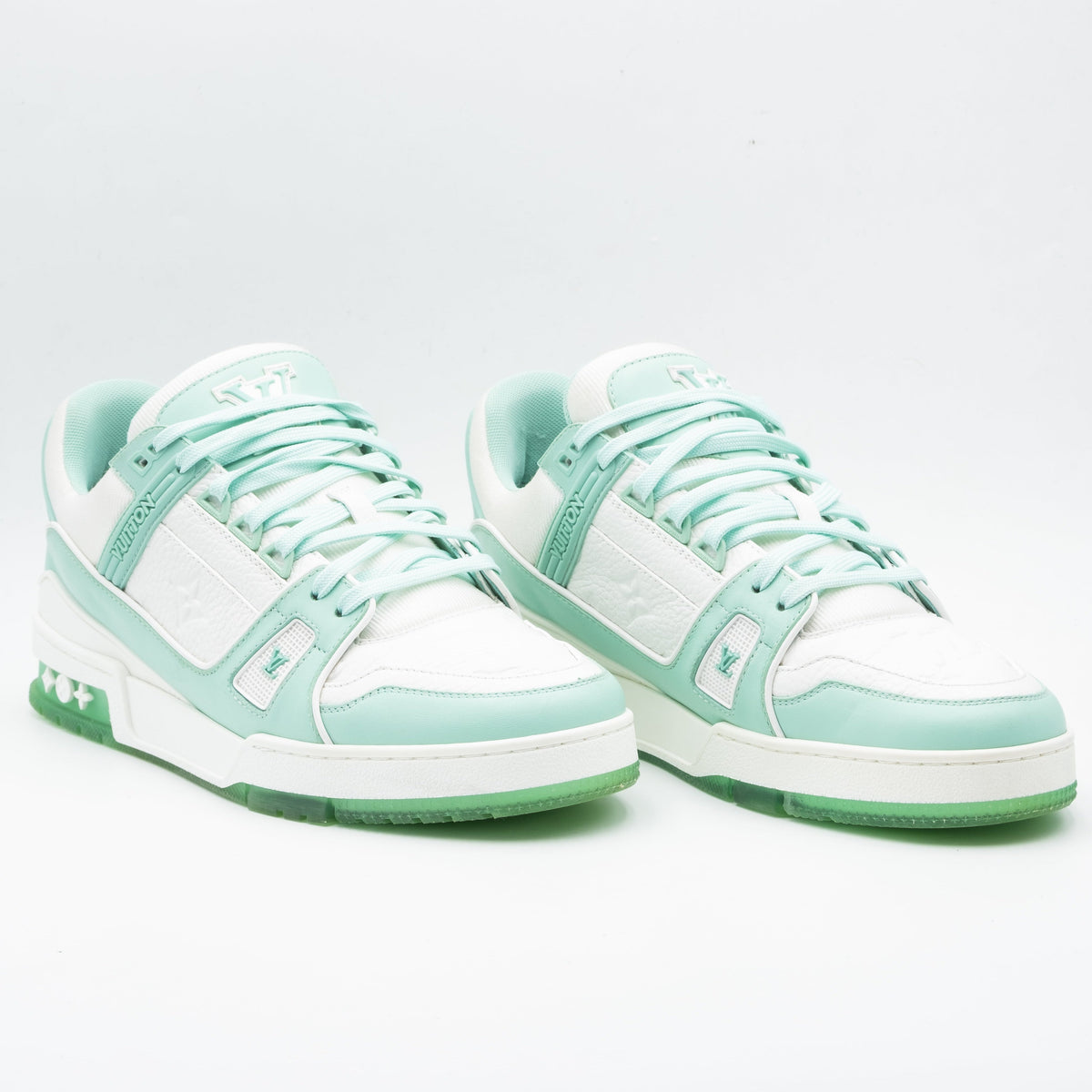 Louis Vuitton Trainer Green White