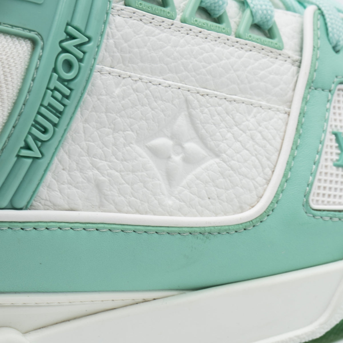Louis Vuitton Trainer Green White