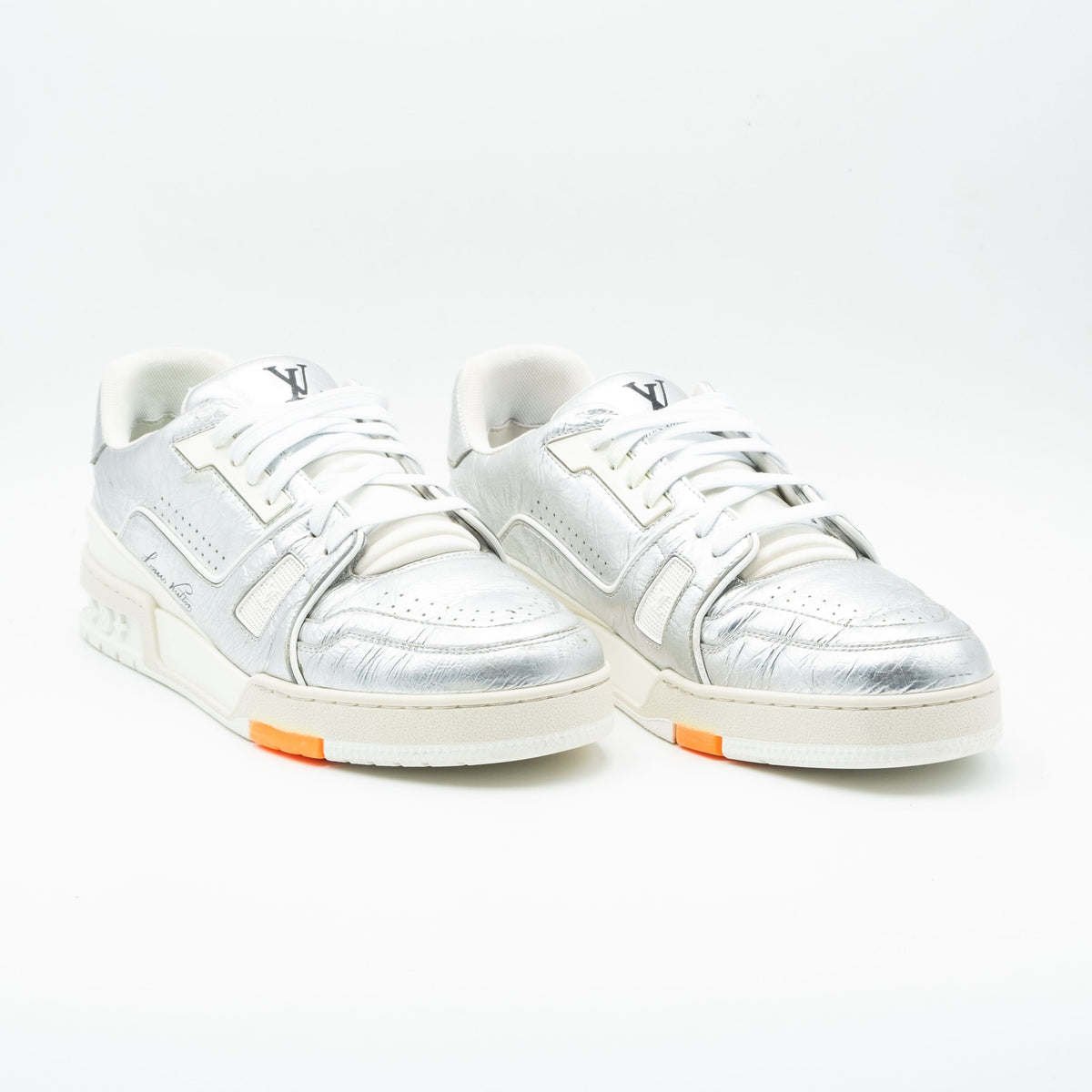 Louis Vuitton Trainer Silver White