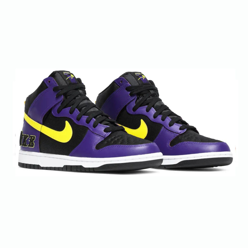 Nike Dunk High EMB Lakers