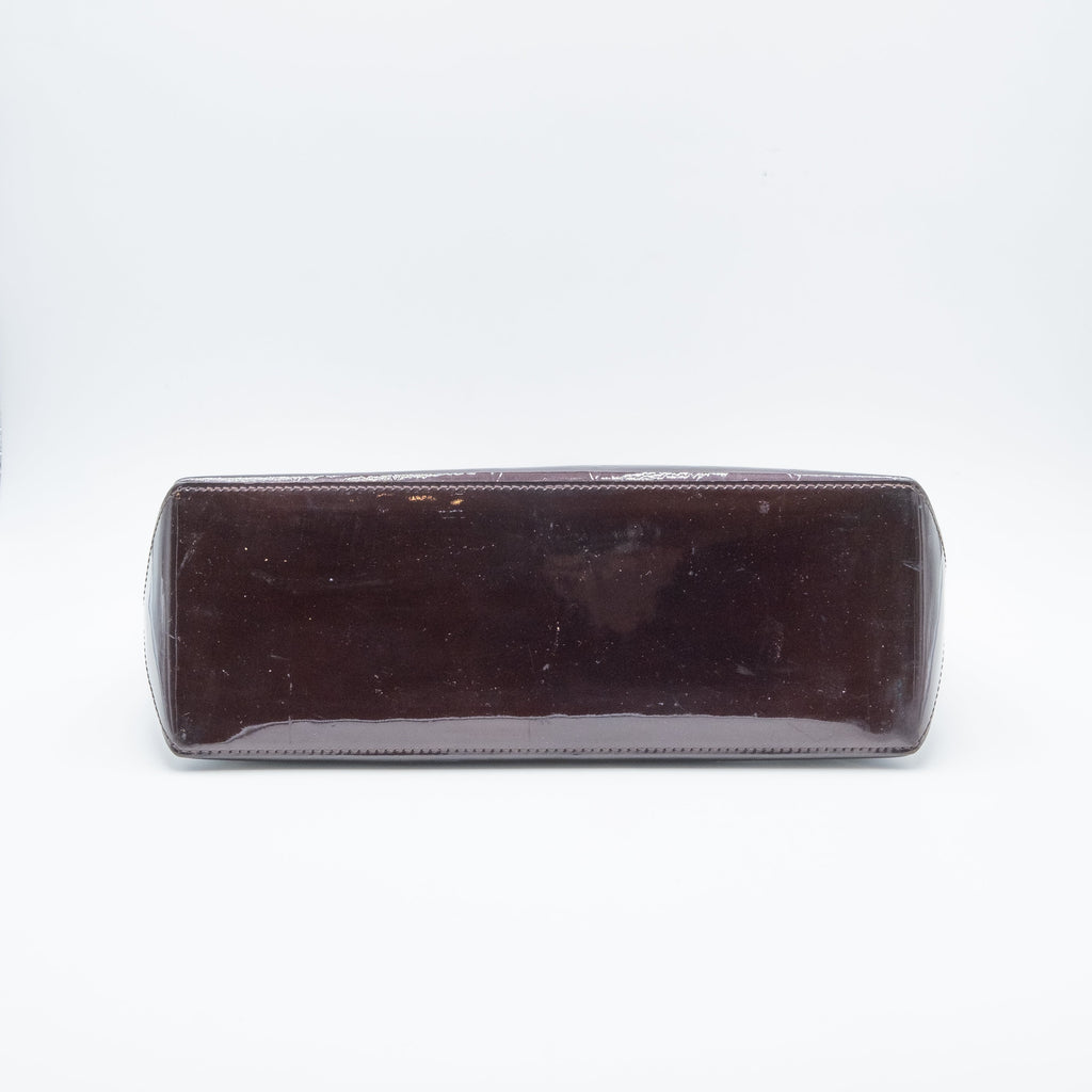 Louis Vuitton Sac à main Wilshire Vernis Bordeaux