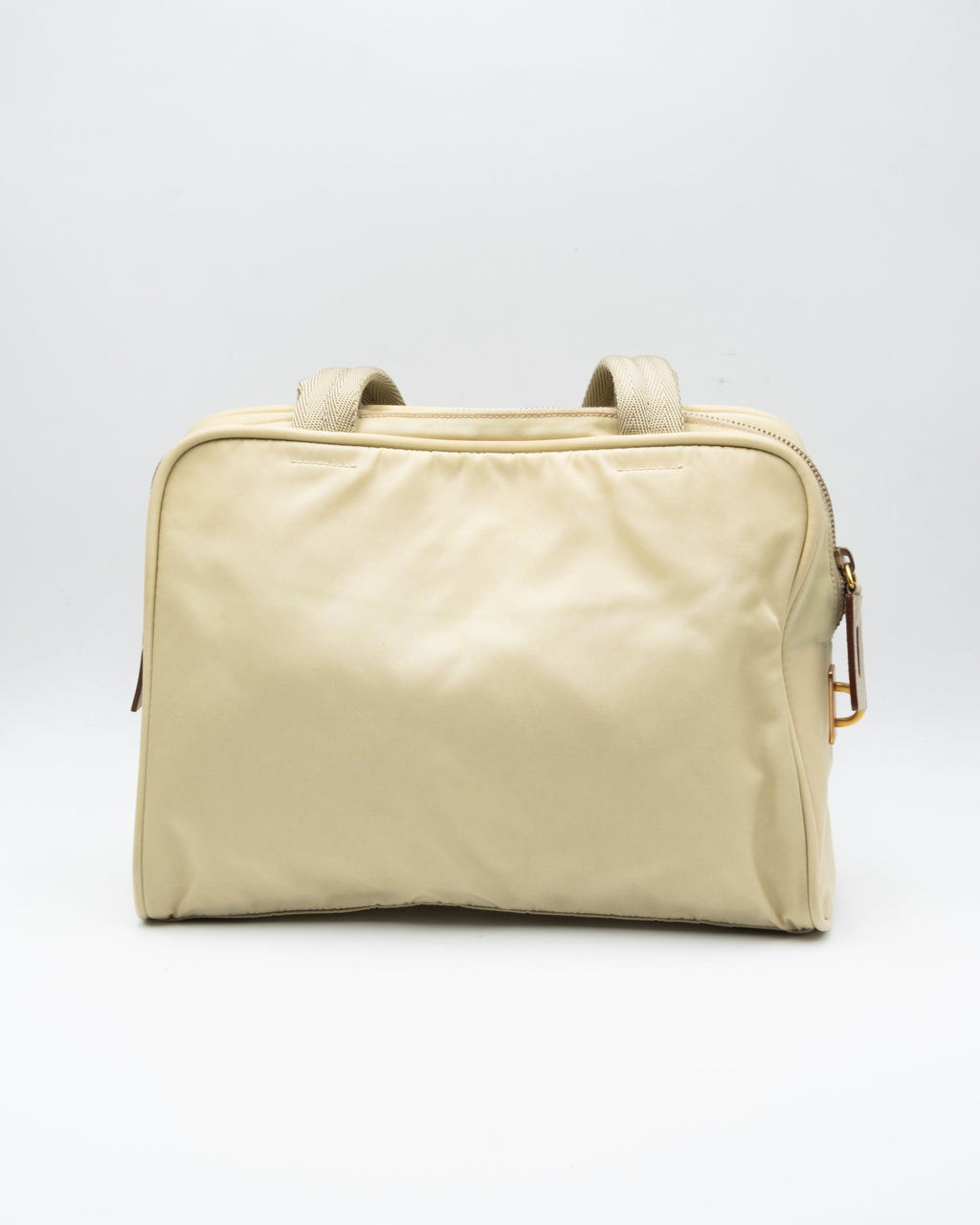 Sac à main - Nylon - Beige