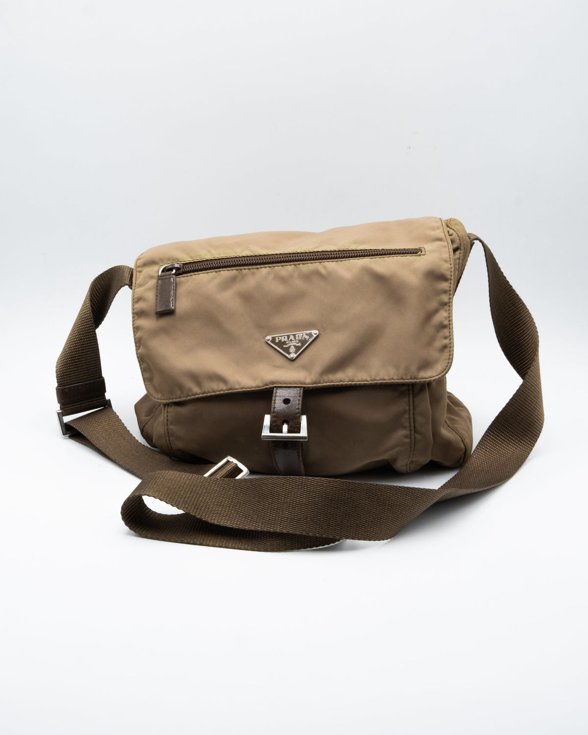 Prada Sacoche - Nylon - Beige