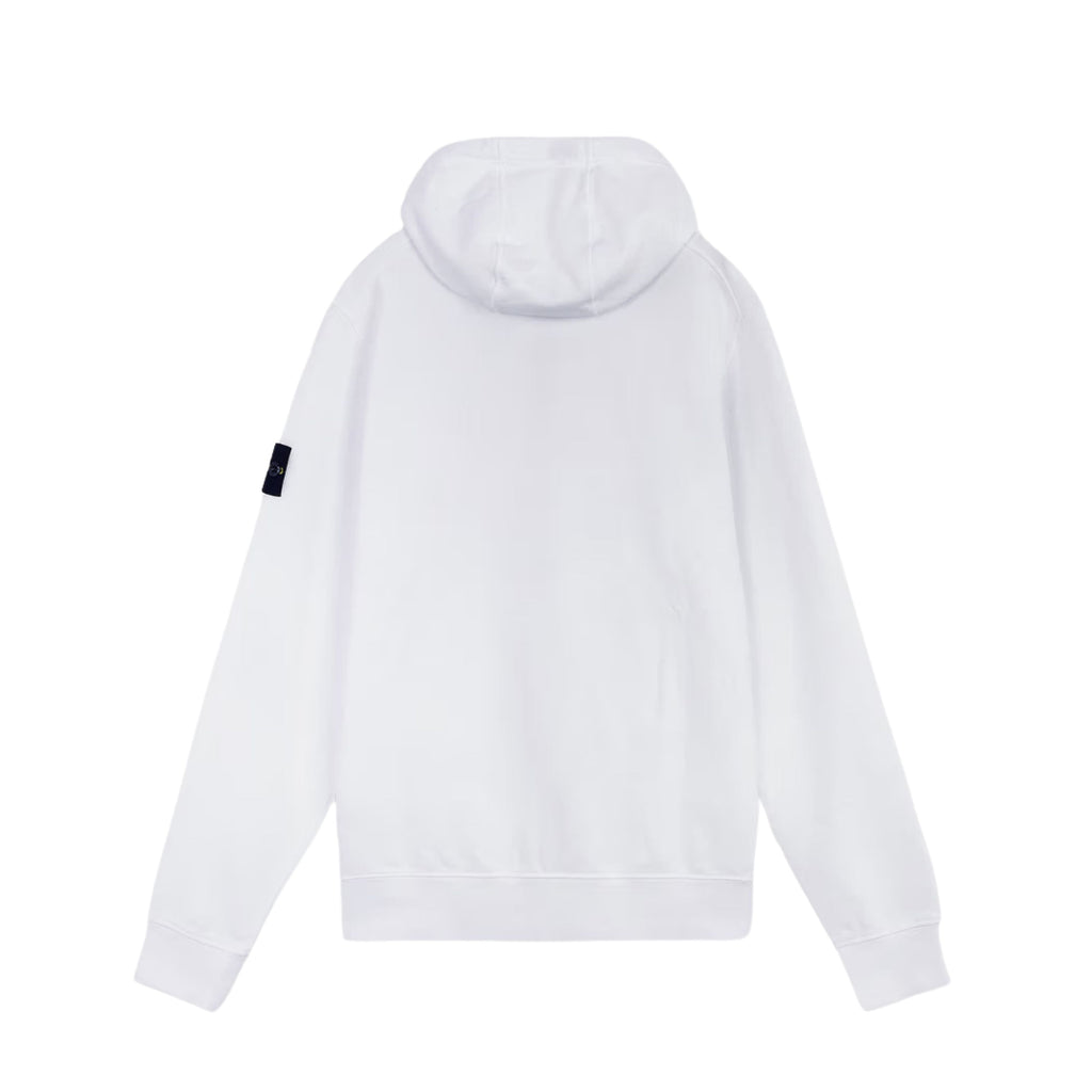 Stone Island Hoodie Zip Blanc