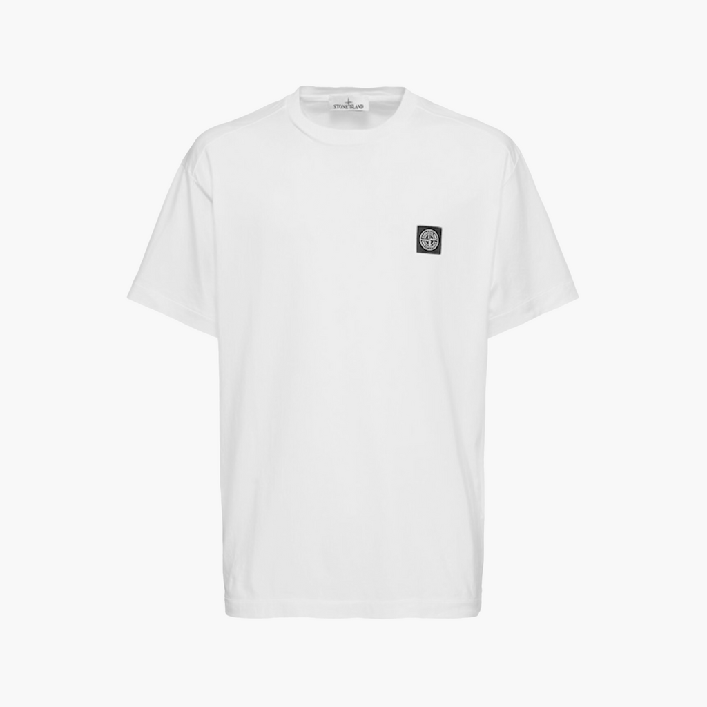 Stone Island T-Shirt Logo - White