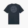 Stone Island Tee Shirt Logo - Navy