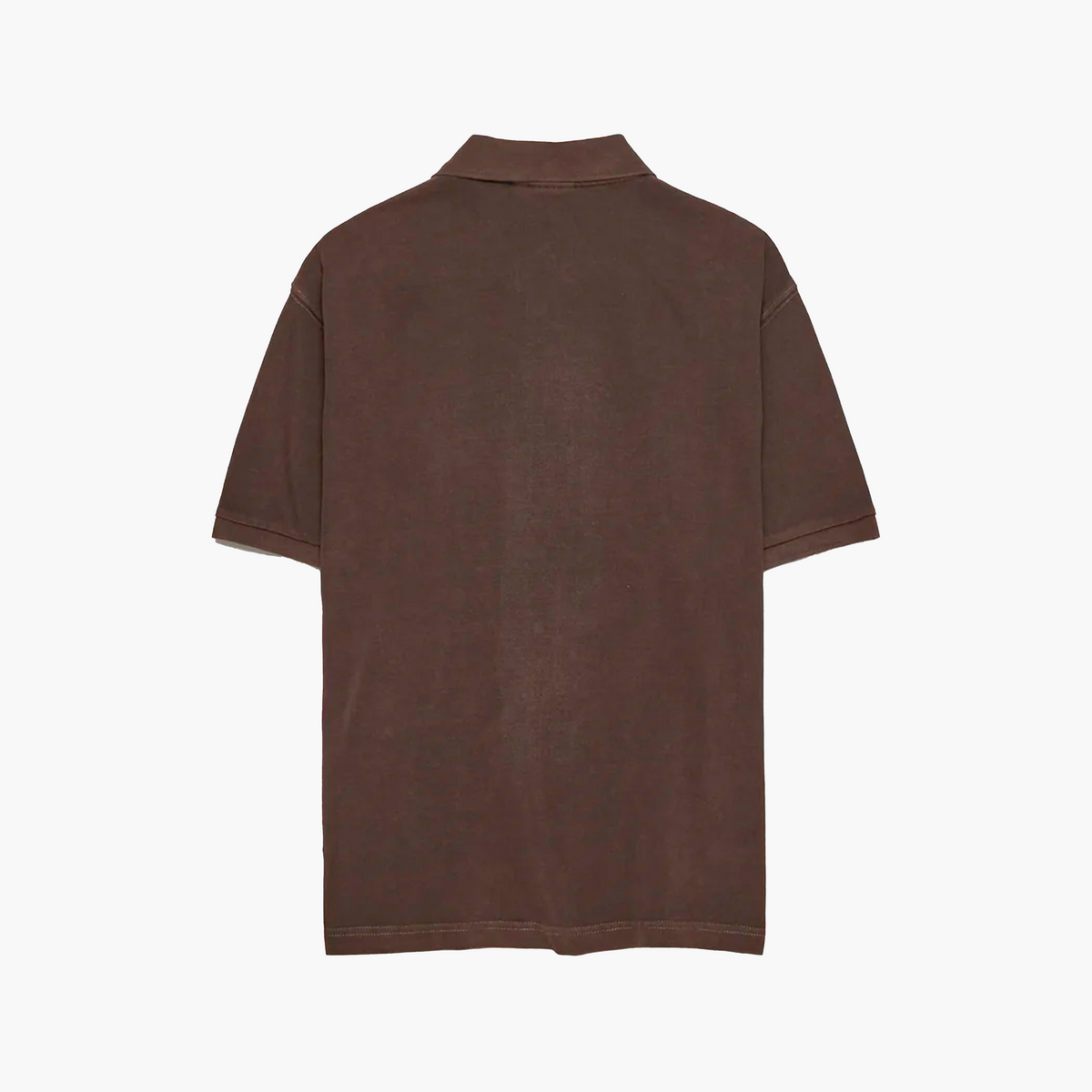 Stussy T-Shirt Polo Dyed Marron