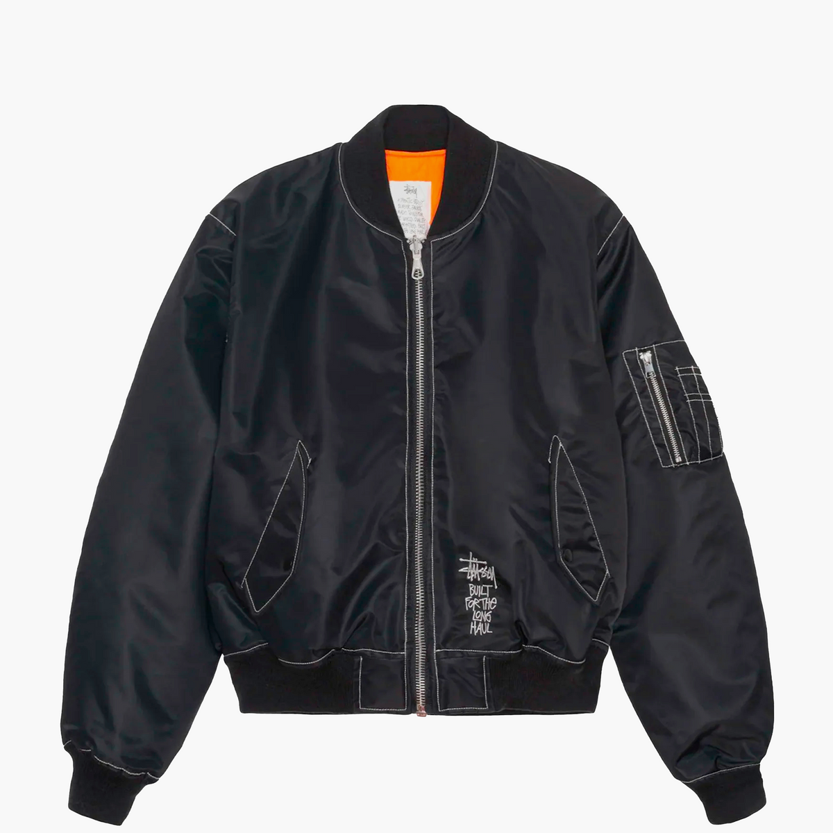 Stussy Veste Built Bomber Noir