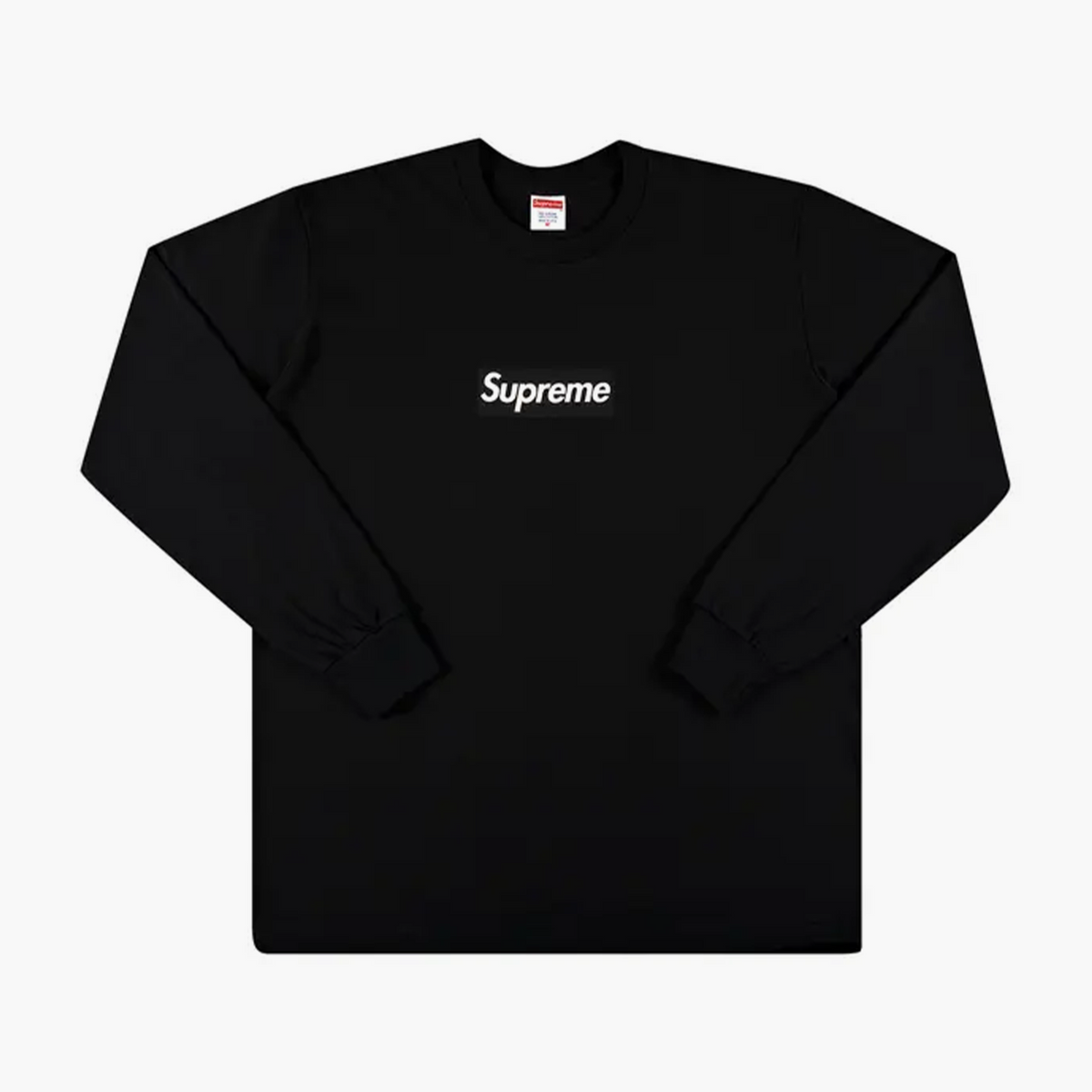 Supreme T-Shirt Manches Longues Box Logo Noir