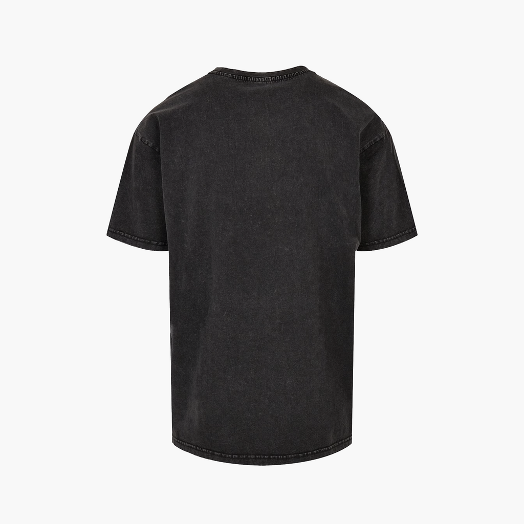 T-Shirt Wu Tang 36 Chambres Acid Wash Noir