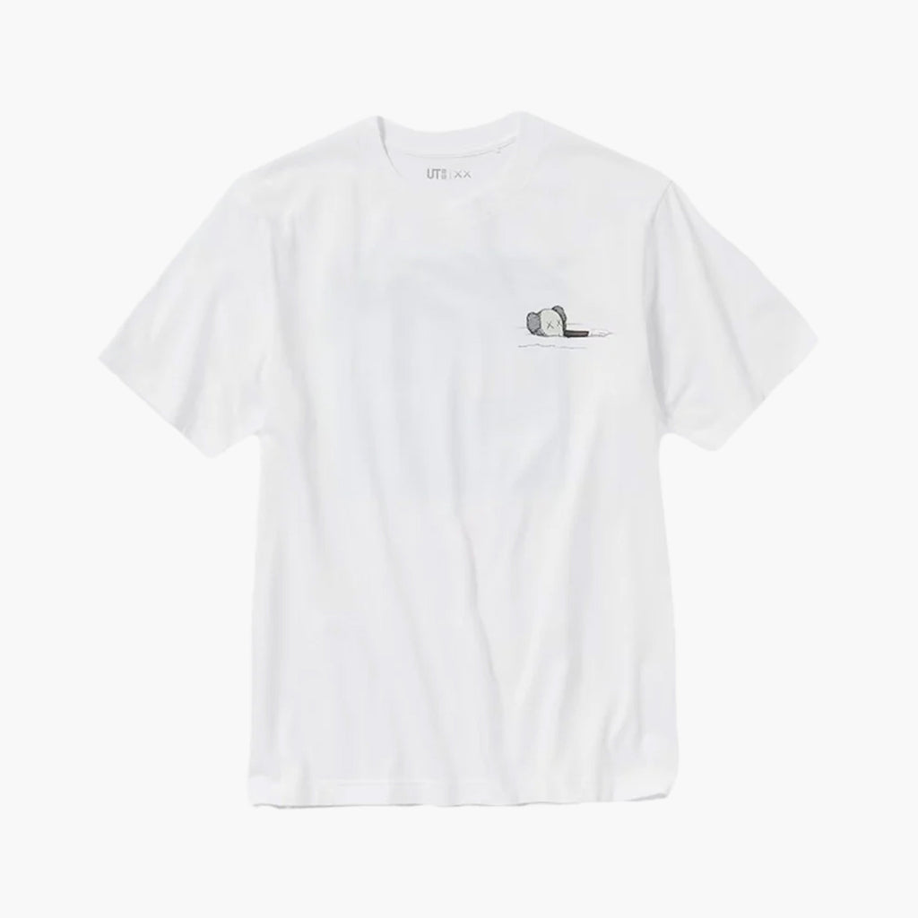 Kaws x Uniqlo T-Shirt Artbook Cover Blanc