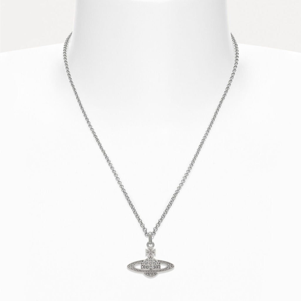 Vivienne Westwood Collier Mini Bas Relief Orb Argent
