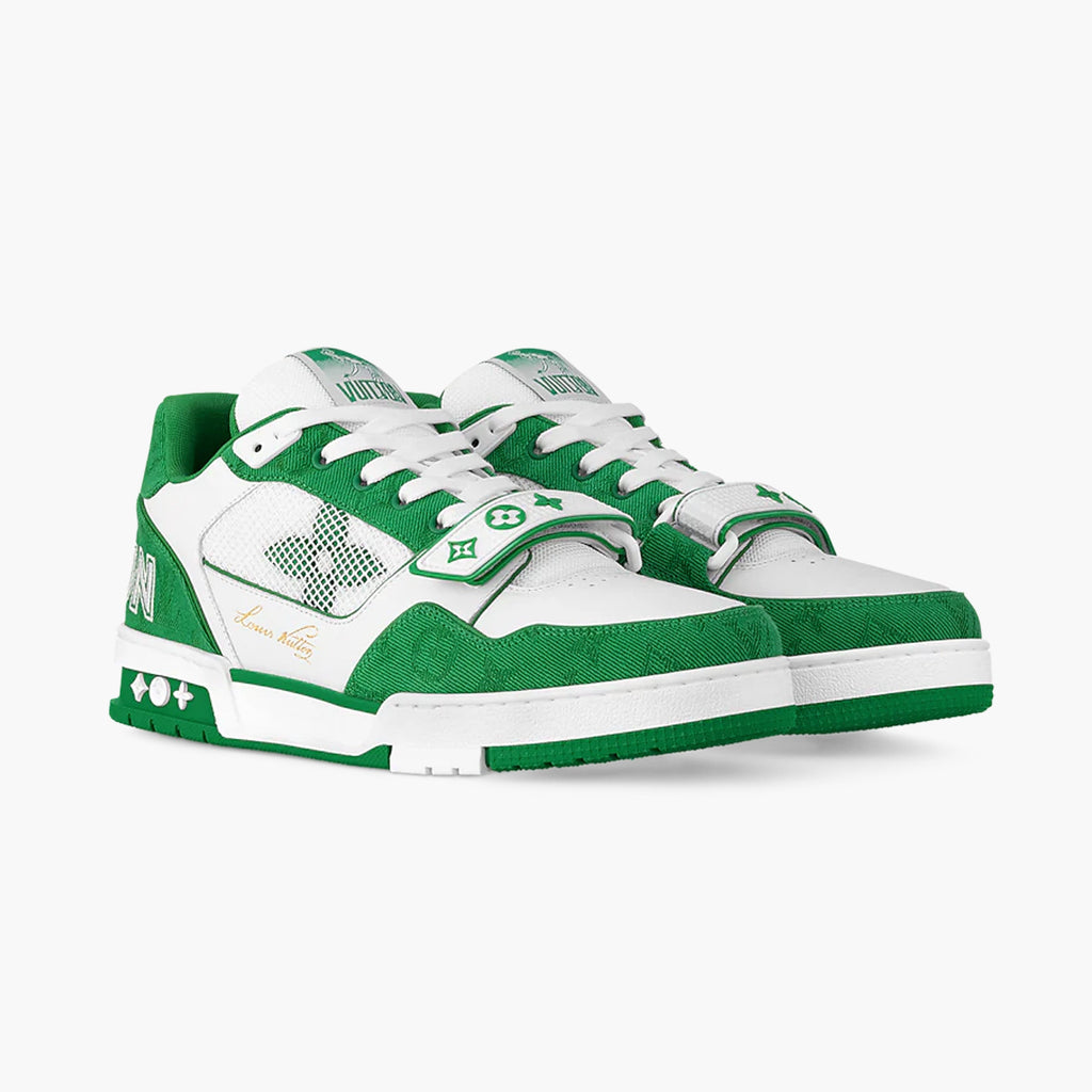 Louis Vuitton Trainer Velcro Green