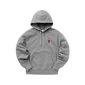 Ami Paris Hoodie Ami de Coeur Rouge Gris