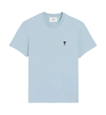 Ami Paris T-shirt Bleu De Coeur Noir