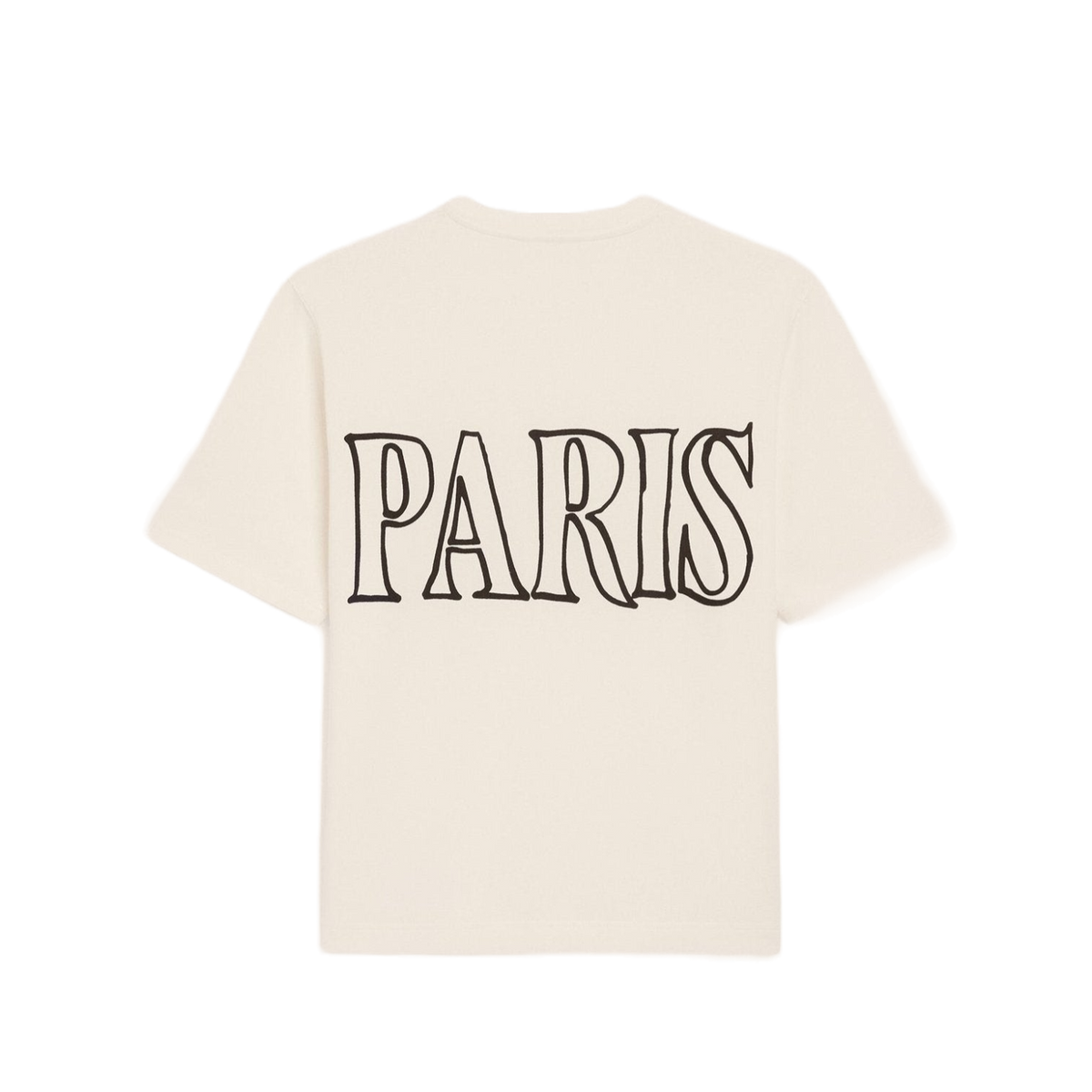Ami Paris T-shirt Crème Logo